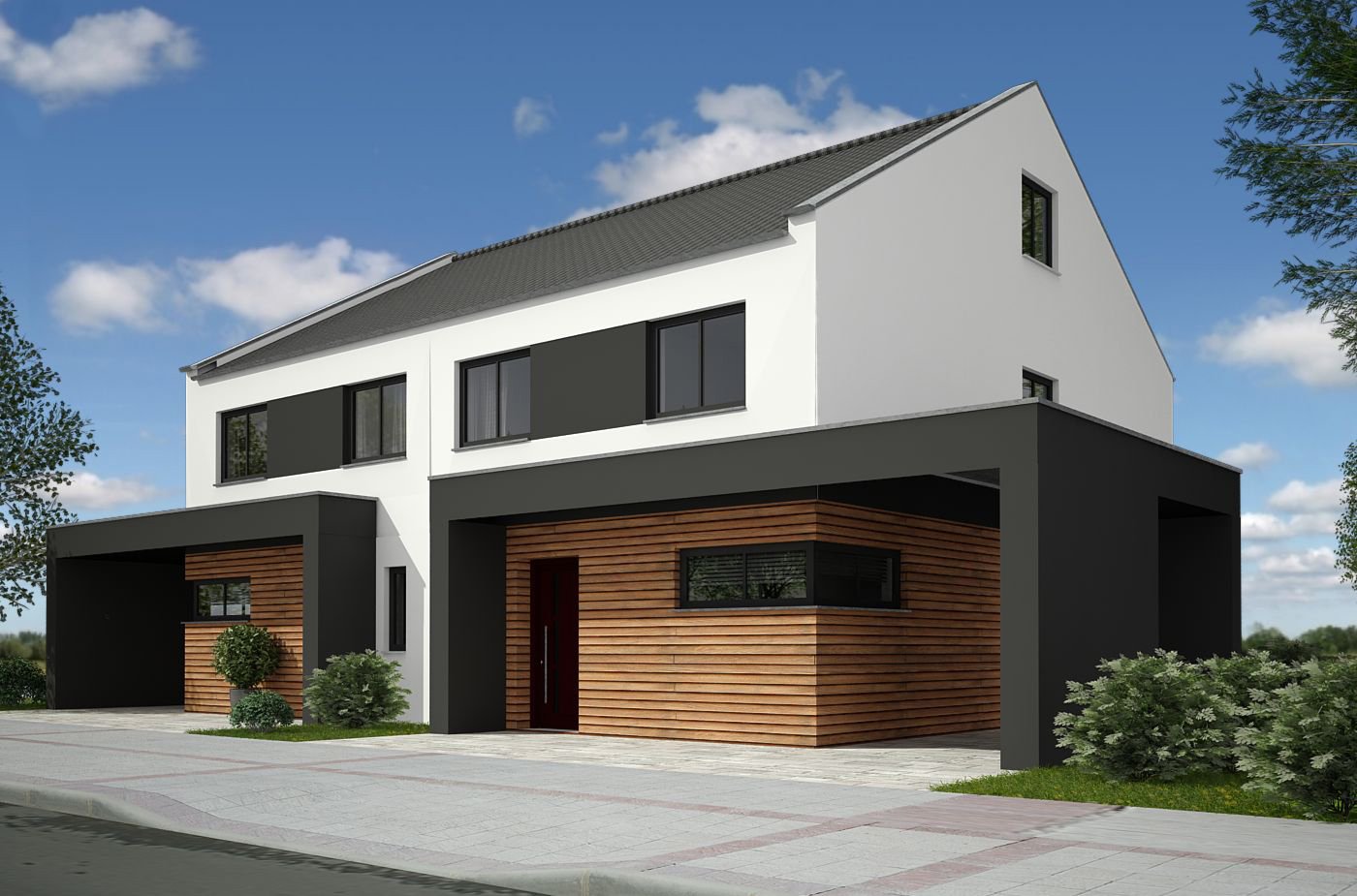 Elegante Doppelhaushälfte in Bestlage, noch individuell umplanbar Elegante Doppelhaushälfte in Bestlage, noch individuell umplanbar
